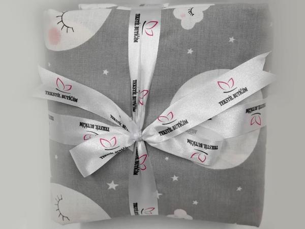 Ensemble housse de couette bébé Dowry Land Ay Dede Gris