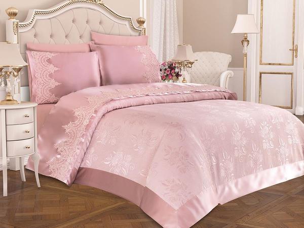 French Laced Dowry Pique Set Lisa Powder