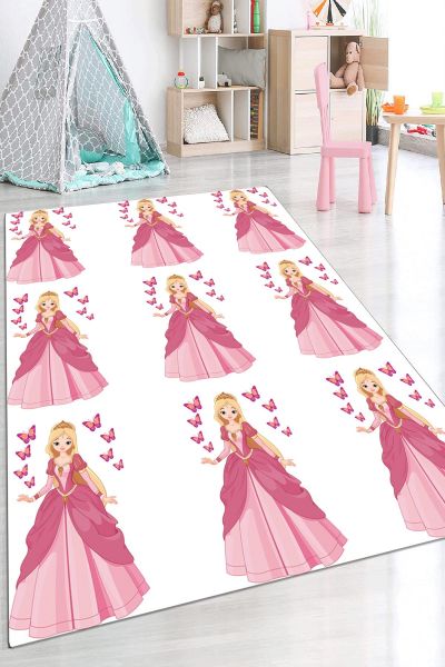 Birkilim Yıkanabilir Dekoratif Halı İpeksi Kaymaz Taban | MLN-IP-HP-678