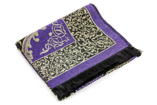 Economic Ottoman Taffeta Prayer Rug - 0150 - Lilac Color