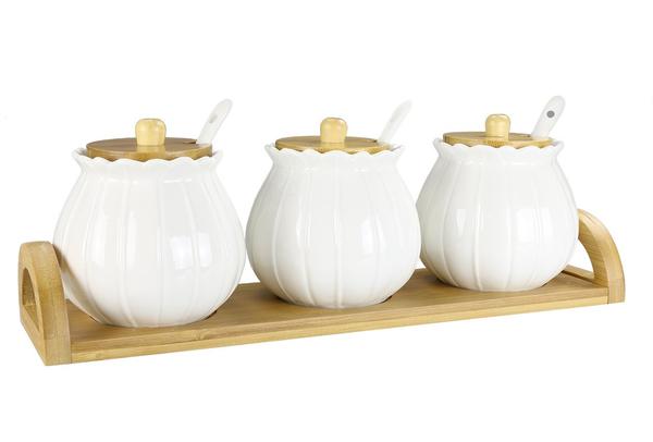 Duygu Bambu Baharatlık | 3 Adet | Dg-6210