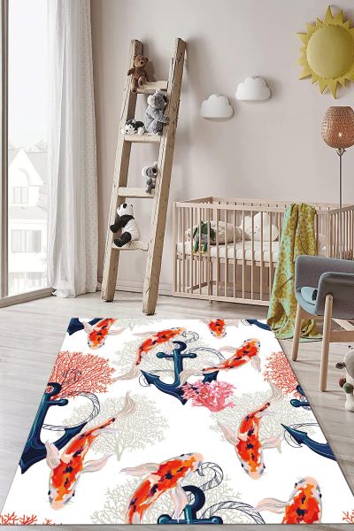 Birkilim Yıkanabilir Dekoratif Halı İpeksi Kaymaz Taban | MLN-IP-HP-699