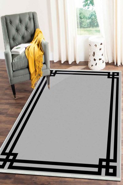 Birkilim Yıkanabilir Dekoratif Halı İpeksi Kaymaz Taban | MLN-IP-SD-016