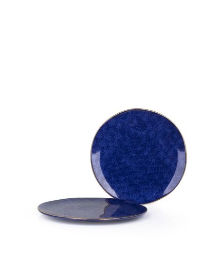 Acr Safir Desen Yaldizli Servis Tabak