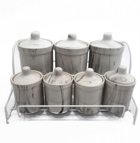 YNS Seramik Kapaklı 15 Parça Baharatlık 2YNS11