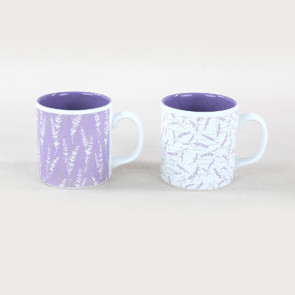 Lavend Mug 10 Cm 2 Pieces | Keramika