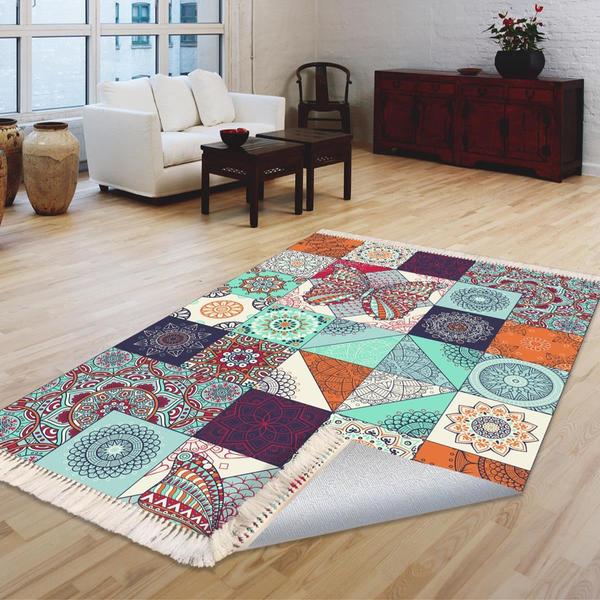 Milano Yıkanabilir Dekoratif Halı Kaymaz Taban | 8mm | MLN-HS368-1