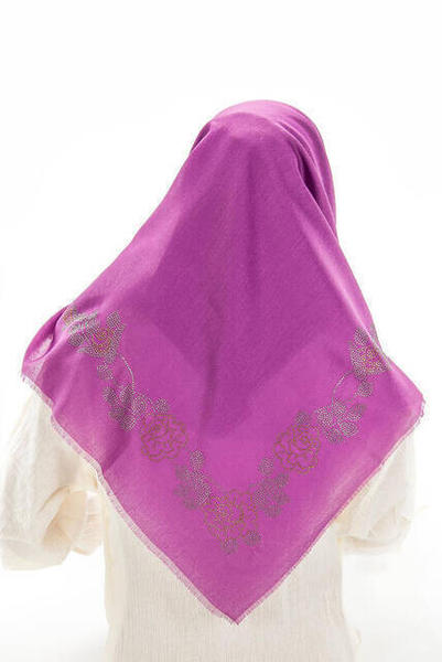 Couvre-tête Aysim Cotton Stone Lilas