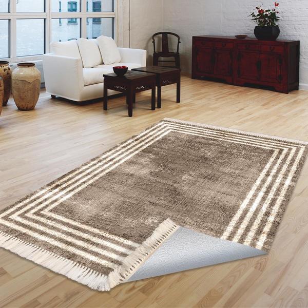 Milano Yıkanabilir Dekoratif Halı Kaymaz Taban | 8mm | MLN-DOT-HT487