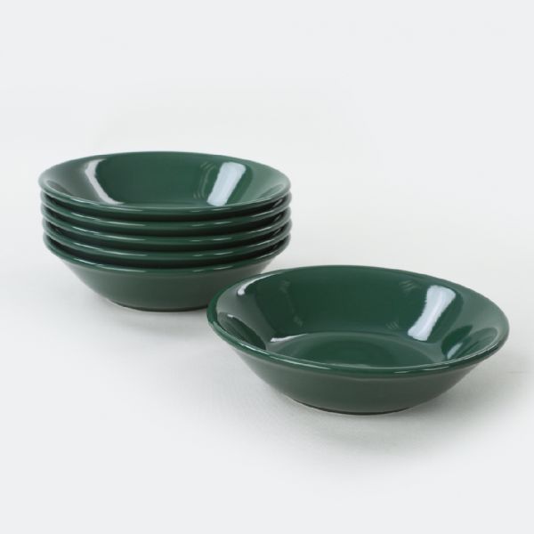 Hitit Yeşil Yemek Tabağı 18 Cm 6 Adet | Keramika