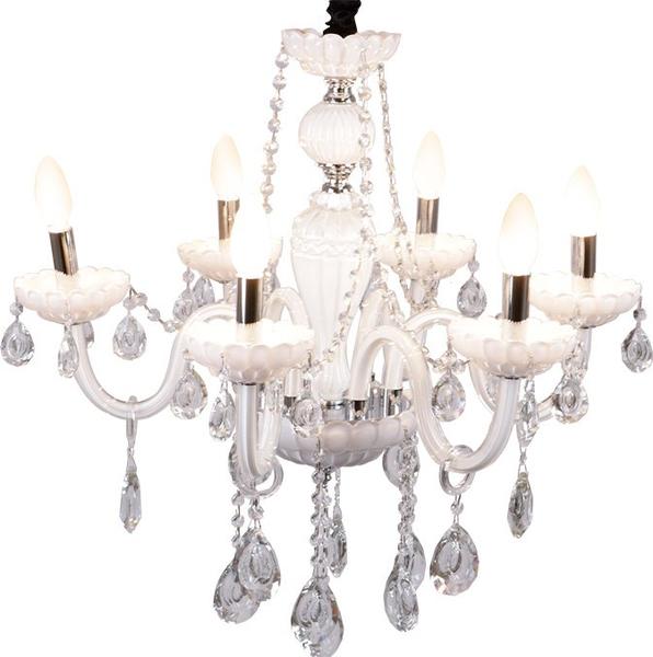 Almina 6 Kollu Led Avize | Krom | 60x40cm