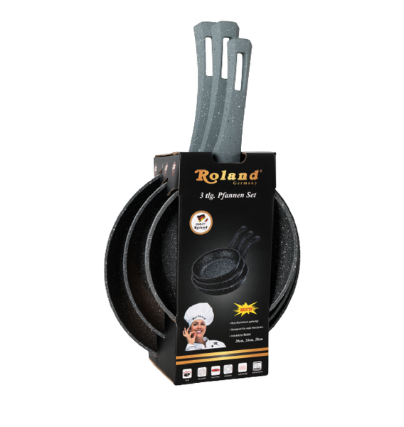 Roland Tava Seti | 3 Parça | Alüminyum | Roland-34426-silver