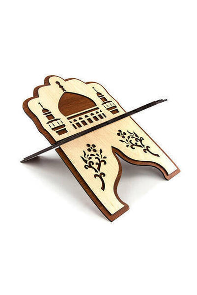 Mini dekorativer Holzstuhl