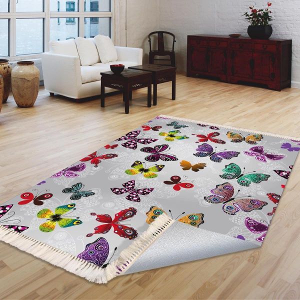 Milano Yıkanabilir Dekoratif Halı Kaymaz Taban | 8mm | MLN-HS483-1