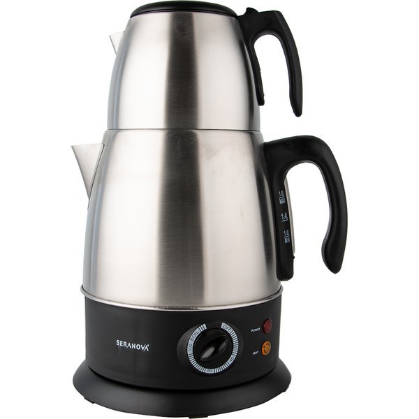 Seranova | Elektrikli Çaydanlık | Paslanmaz Çelik | Mat Yüzey | MCK-0035
