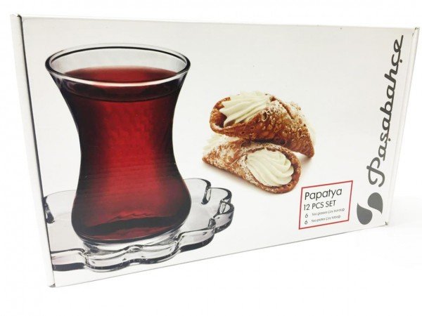 Paşabahçe 6'lı Papatya Çay Bardağı Seti 12 Parça