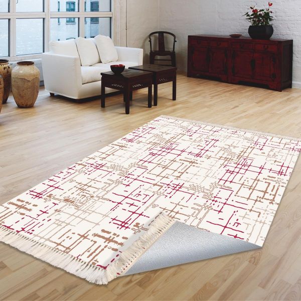 Milano Yıkanabilir Dekoratif Halı Kaymaz Taban | 8mm | MLN-DOT-HT724