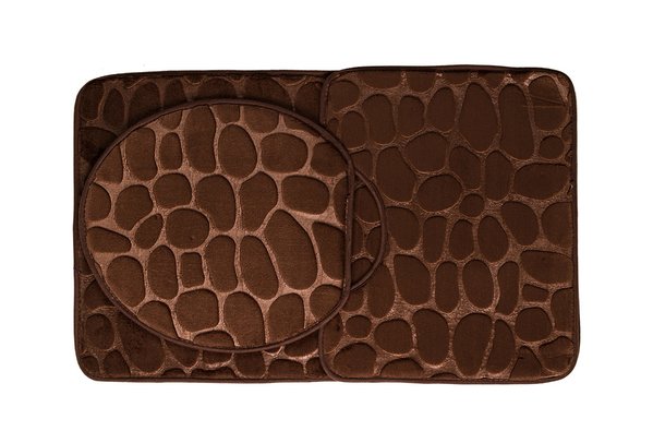 Dekonaz | 3'lü Paspas Seti | Koyu Kahverengi | Gp-0086