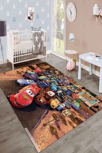 Birkilim Yıkanabilir İpeksi Kaymaz Taban Çocuk Odası Halısı | MLN-IP-SD-096