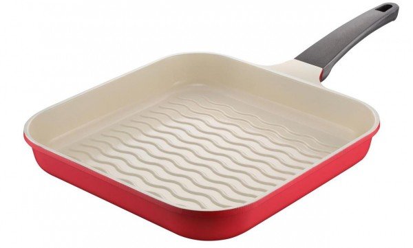 Neva Sweet Seramik Izgara Tava | 28cm | Kırmızı