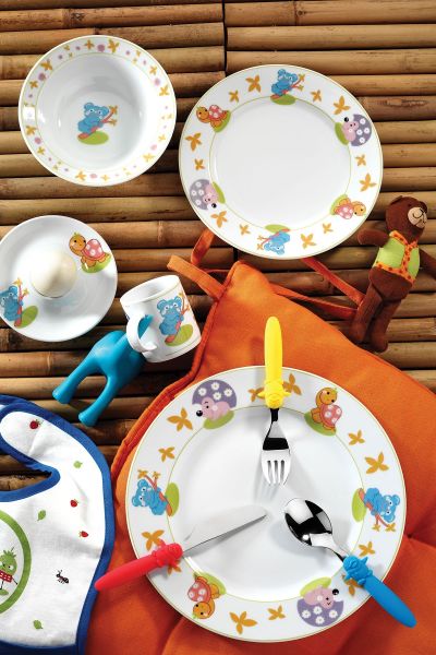 Kütahya Porselen Pıtırcık Ailesi Mama Takımı