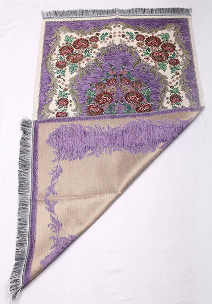 Lux Gulce Chenille Prayer Rug - 0260 - Lilac Color