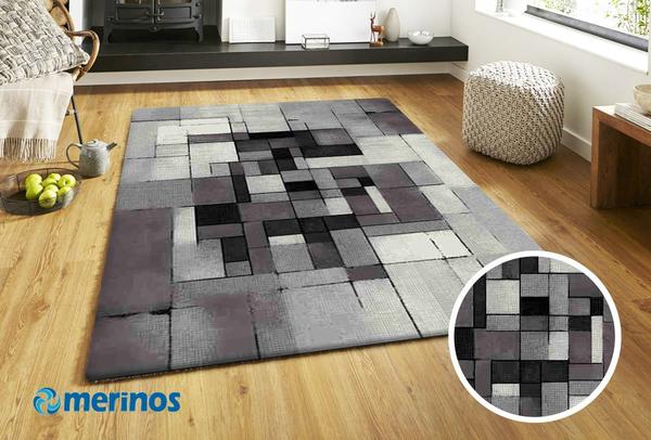 Merinos Belis Essence Mozaik Halı | Gri | 21042-95-Grey