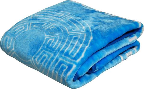 Schäfer Baby Kuscheldecke Wolldecke 100x140 cm Blau 60400-mavi