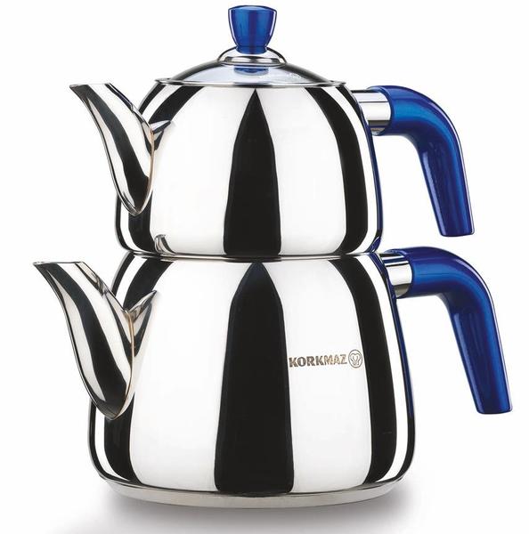 Korkmaz Marina Çaydanlık Paslanmaz Çelik 3.1 lt | A064