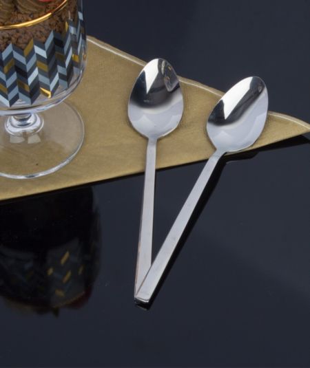 Acar Mutfak | Karat 6 Adet Gümüş Tatlı Kaşığı