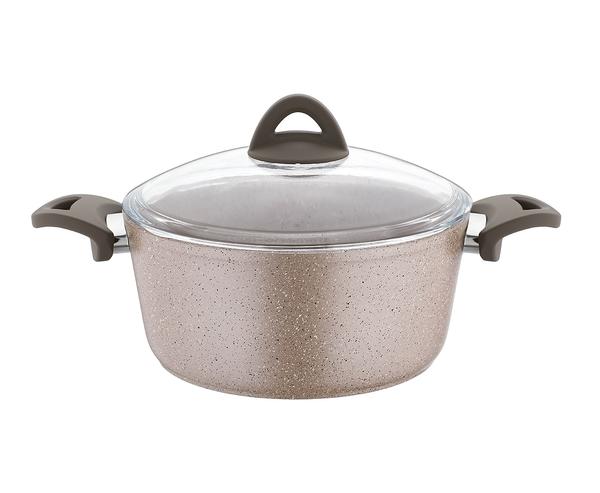 Papilla Vilma Hammered Deep Pot 28 cm-Creme