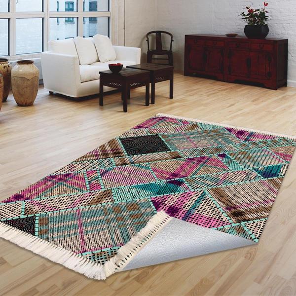 Milano Yıkanabilir Dekoratif Halı Kaymaz Taban | 8mm | MLN-HS365-1