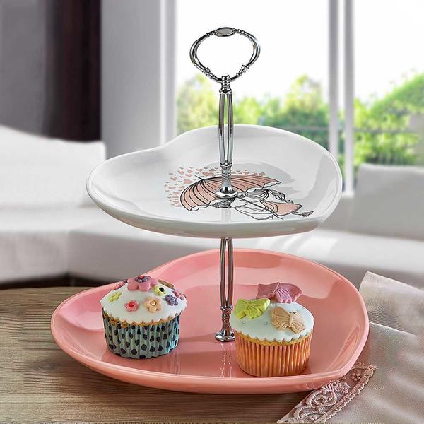 Pink Love Heart Catering 2 étages | Keramika