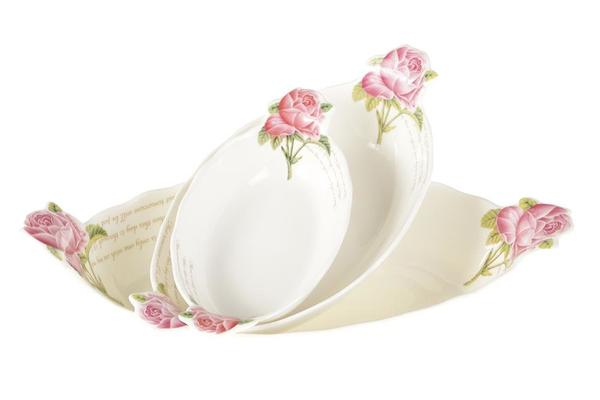 Duygu 3 Parça Servis Kase Seti Gül | DG-5031