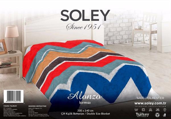 Soley Double Vision Decke - Alonzo Red