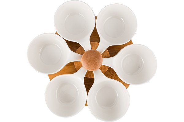Hayal | Kase Seti | 7 Parça | Fine Porselen | Bambu | By-alz-p180251