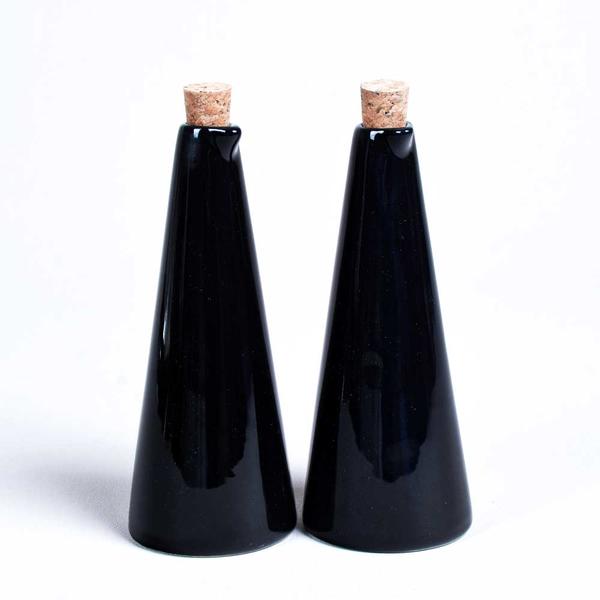 طقم علب زيت - خل أسود 21 سم قطعتين | ك +