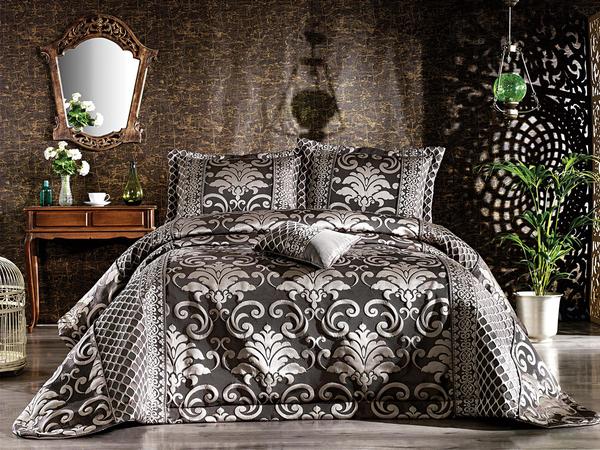 Eliza Doppelbettdecke Anthrazitgrau