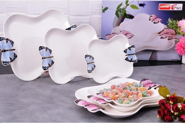 Paci Nina Çerezlik Seti 3 Parça Mavi