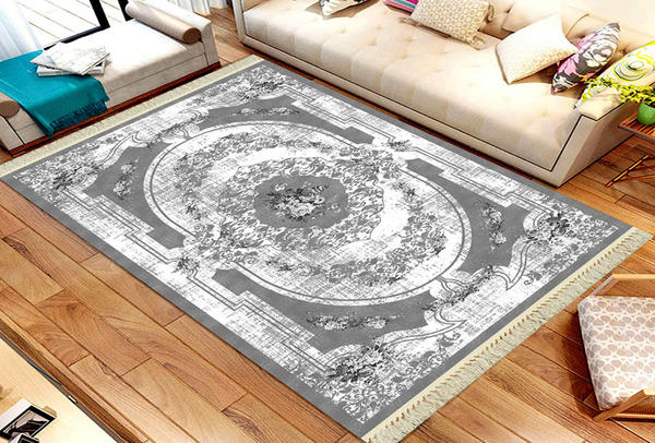 Roland 5'li Yıkanabilir Halı Seti | Gri | roland-1160