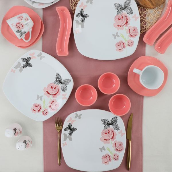 Gül Trend Kahvaltı Takımı 33 Parça 6 Kişilik | Keramika