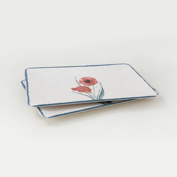 Anatolian Flowers Siera Kayık Tabak 31 Cm 2 Adet - 20261 | Keramika