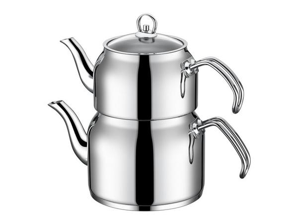 Taç Grosso Mega Boy Çaydanlık | Paslanmaz Çelik | TAC-1565