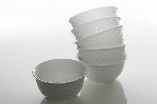 Bavary 6 Parça Porselen Çorba Kasesi Ivka | Beyaz | 6 Kişilik