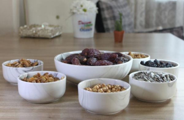 Toraman VNS 7-teiliges Luxus-Plätzchen-Set aus Keramik LNG14782