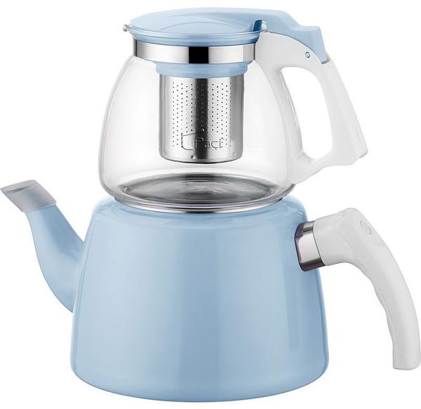 Paci Emaye Glas Teekocher 2,9 Liter | Blau