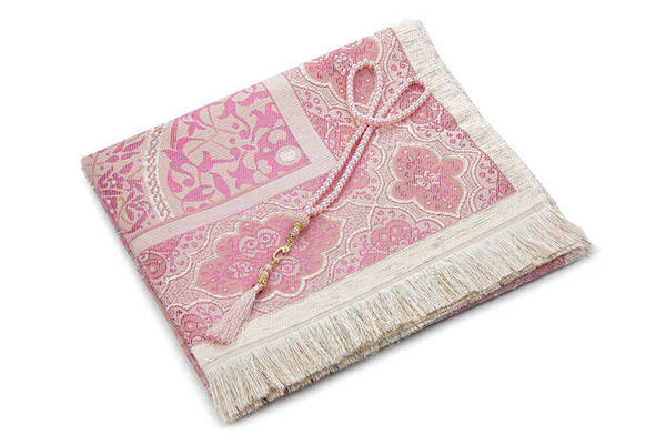 فاخر فاتح اللون العثماني الشنيل الصلاة مسبحة هدية الفوشيه