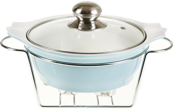 Schäfer Yuvarlak Kapaklı Güveç 34cm Mavi