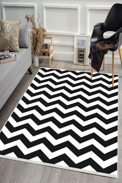 Birkilim Yıkanabilir Dekoratif Halı İpeksi Kaymaz Taban | MLN-IP-HS-540