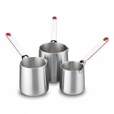 Korkmaz Vertex Cezve Takımı | 3 Parça | Paslanmaz Çelik | a1216